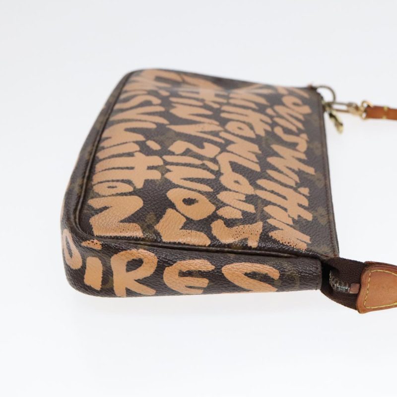 Louis Vuitton Monogram Graffiti Pochette Accessoires Orange M92193  90929 - Image 3