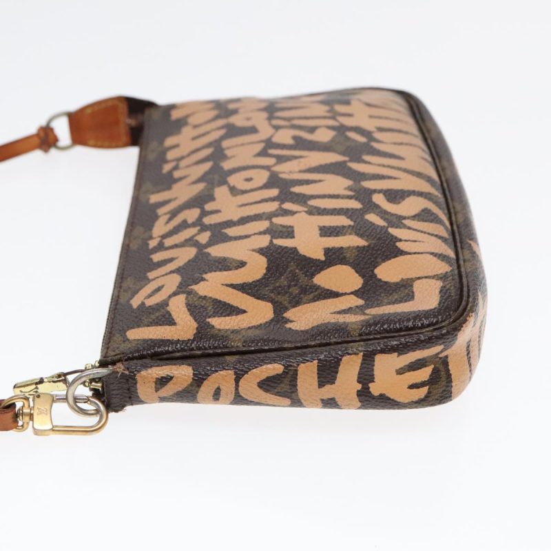 Louis Vuitton Monogram Graffiti Pochette Accessoires Orange M92193  90929 - Image 4