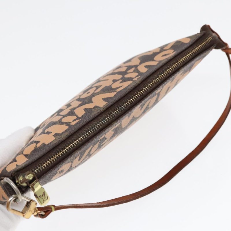 Louis Vuitton Monogram Graffiti Pochette Accessoires Orange M92193  90929 - Image 6