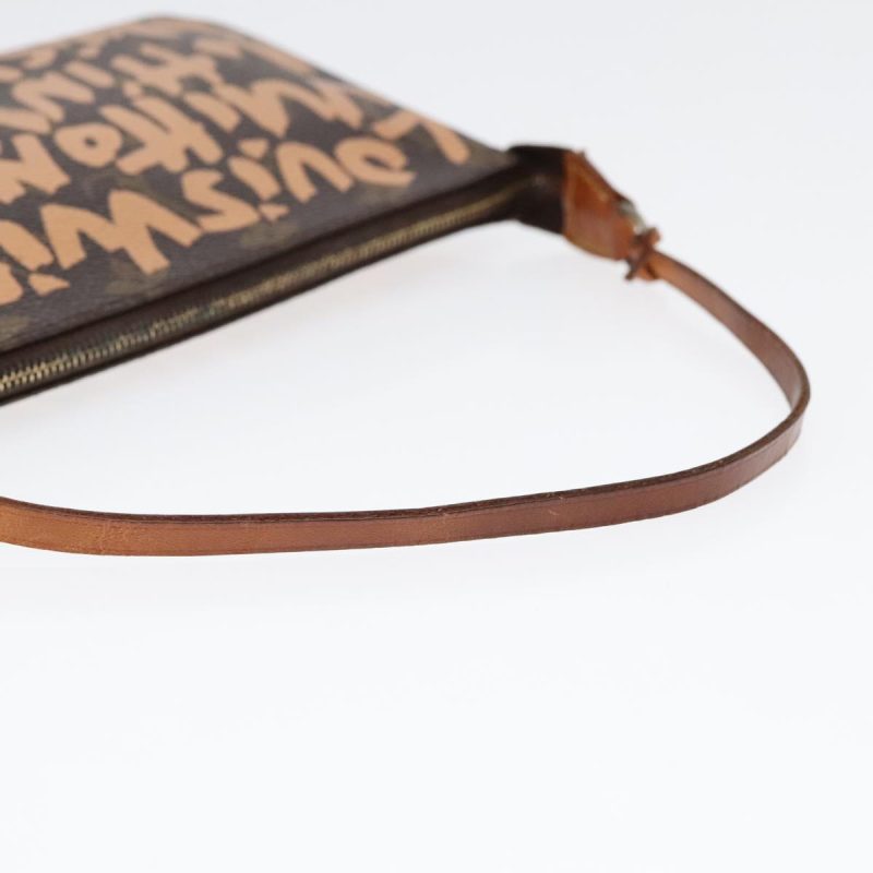 Louis Vuitton Monogram Graffiti Pochette Accessoires Orange M92193  90929 - Image 7