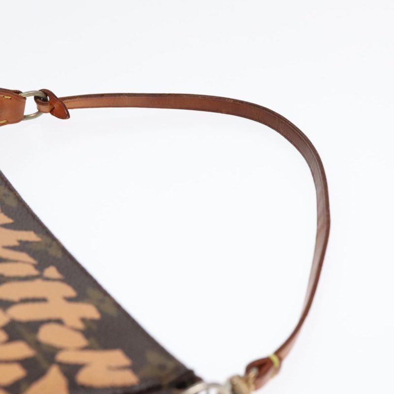 Louis Vuitton Monogram Graffiti Pochette Accessoires Orange M92193  90929 - Image 8