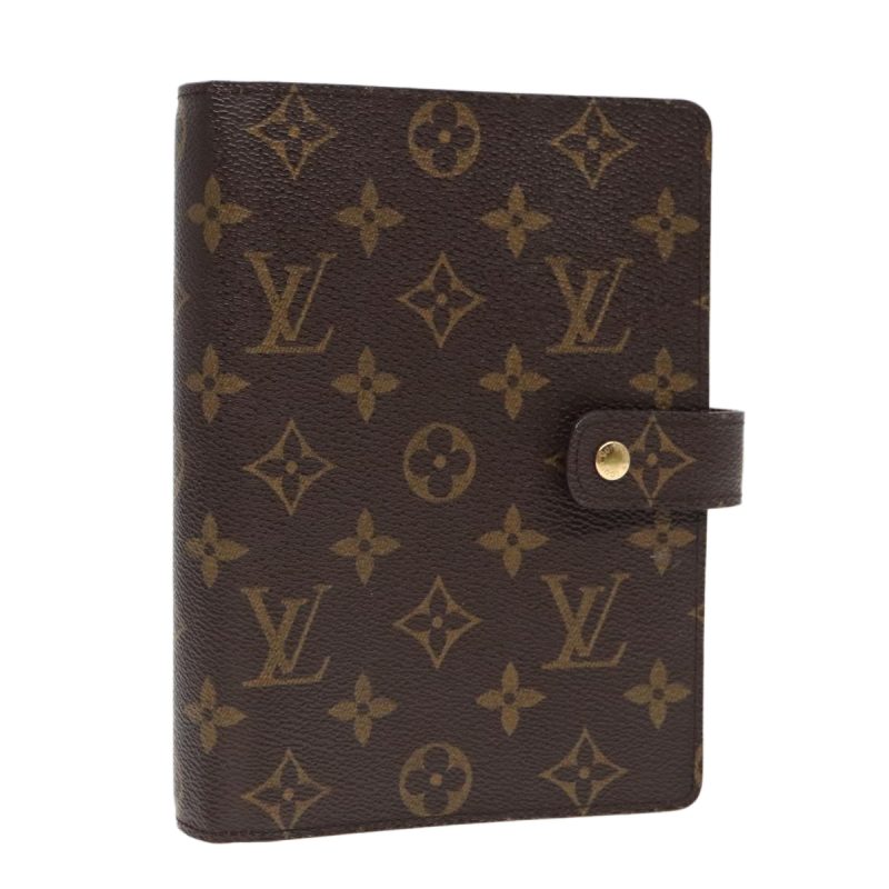 Louis Vuitton Monogram Agenda MM Day Planner Cover R20105  90938