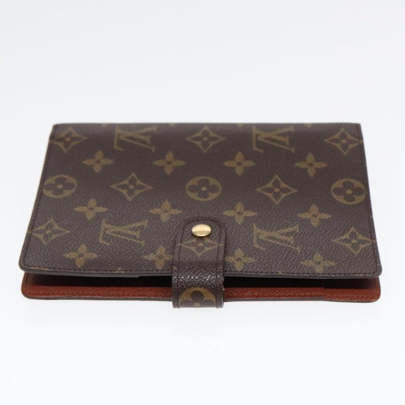Louis Vuitton Monogram Agenda MM Day Planner Cover R20105  90938 - Image 3