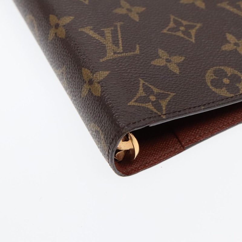 Louis Vuitton Monogram Agenda MM Day Planner Cover R20105  90938 - Image 7