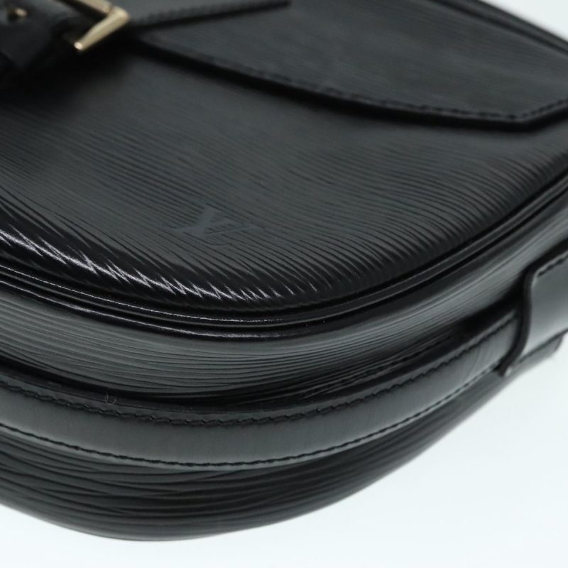 Louis Vuitton Epi Jeune Fille MM Shoulder Bag Black M52152  90946 - Image 10