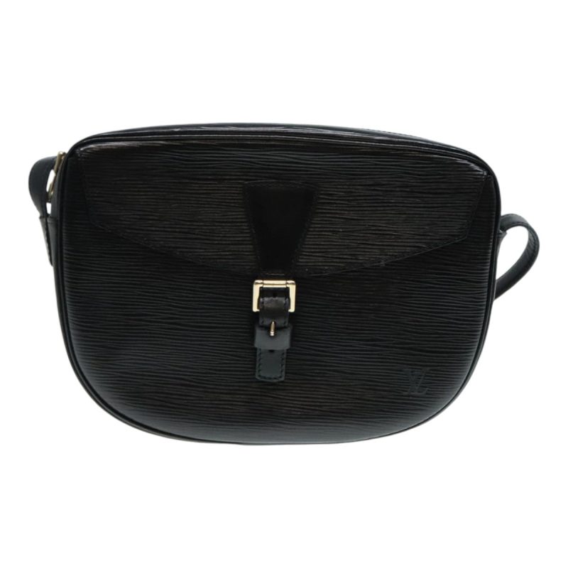 Louis Vuitton Epi Jeune Fille MM Shoulder Bag Black M52152  90946