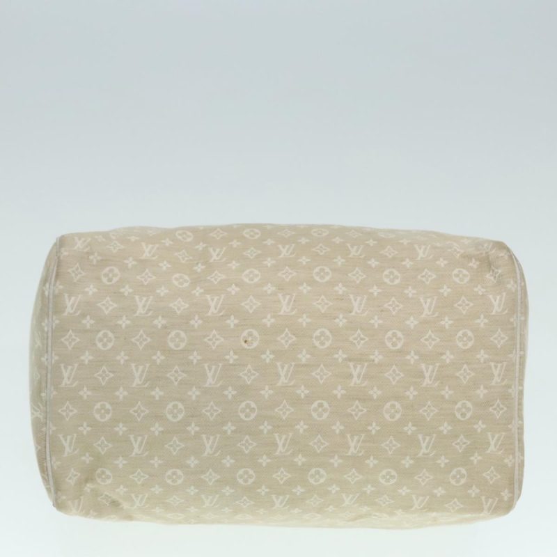 Louis Vuitton Monogram Mini Lin Speedy 30 Bag White Dunne M95319  90964 - Image 5