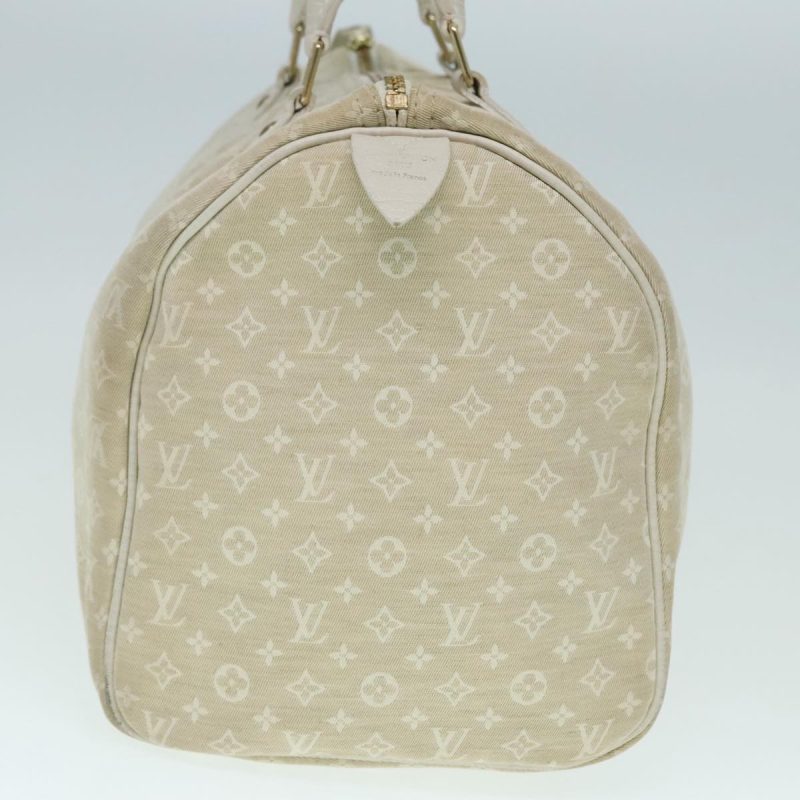 Louis Vuitton Monogram Mini Lin Speedy 30 Bag White Dunne M95319  90964 - Image 3