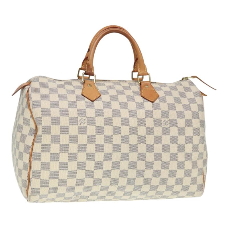 Louis Vuitton Damier Azur Speedy 35 Hand Bag N41535  90966