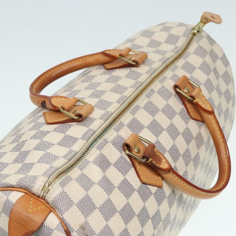 Louis Vuitton Damier Azur Speedy 35 Hand Bag N41535  90966 - Image 7
