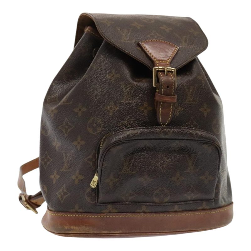Louis Vuitton Monogram Montsouris MM Backpack M51136  90967