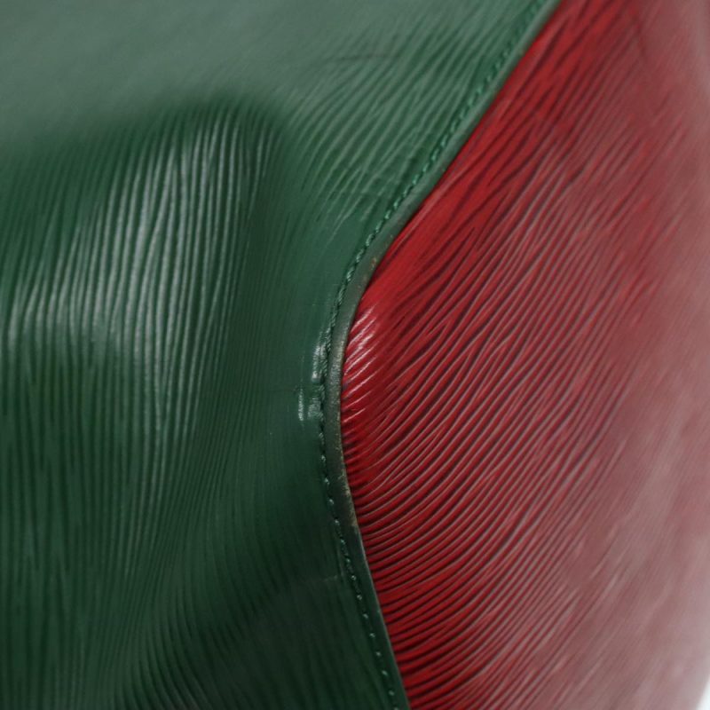 Louis Vuitton Epi Petit Noe Shoulder Bag Bicolor Green Red M44147  90986 - Image 9