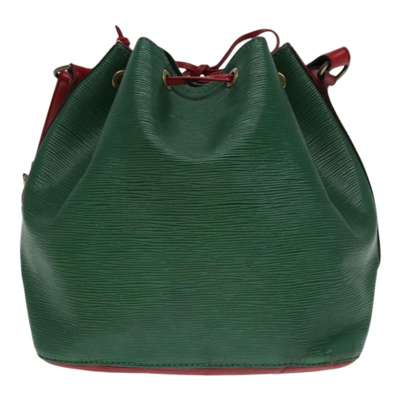 Louis Vuitton Epi Petit Noe Shoulder Bag Bicolor Green Red M44147  90986 - Image 2