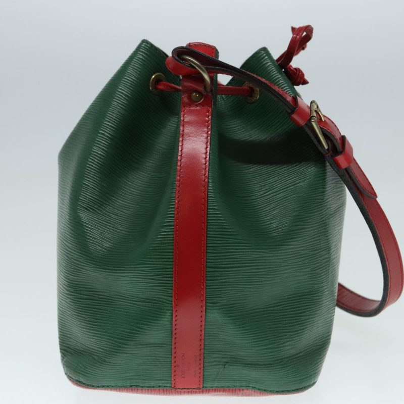 Louis Vuitton Epi Petit Noe Shoulder Bag Bicolor Green Red M44147  90986 - Image 4