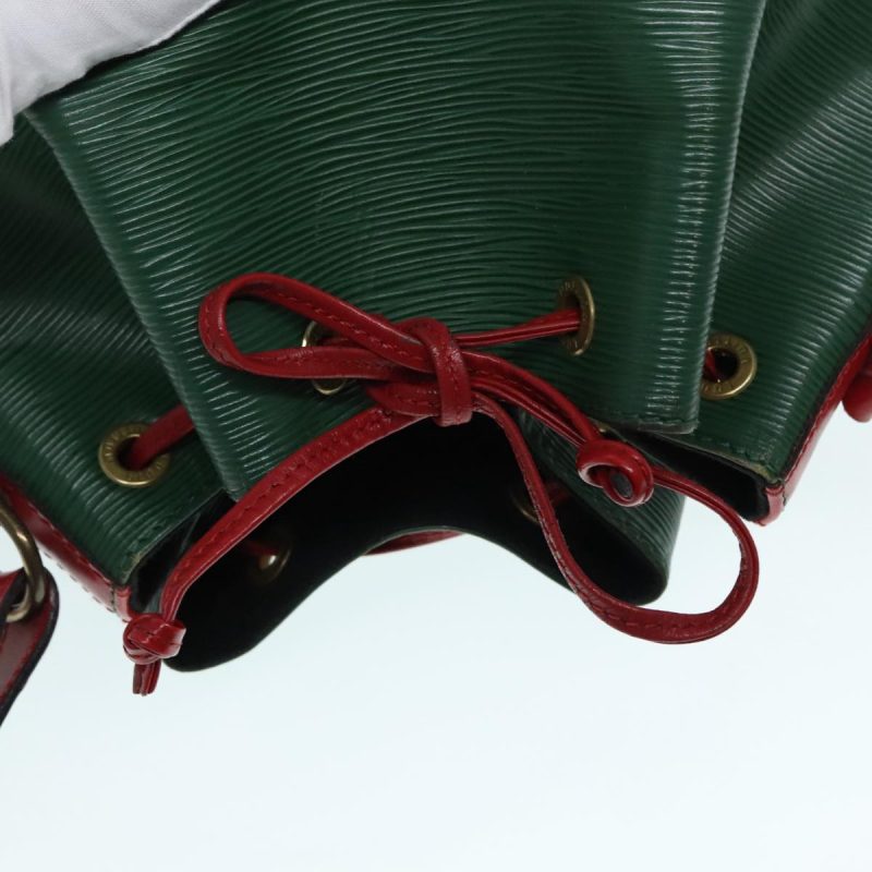 Louis Vuitton Epi Petit Noe Shoulder Bag Bicolor Green Red M44147  90986 - Image 6