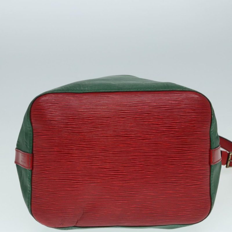 Louis Vuitton Epi Petit Noe Shoulder Bag Bicolor Green Red M44147  90986 - Image 5