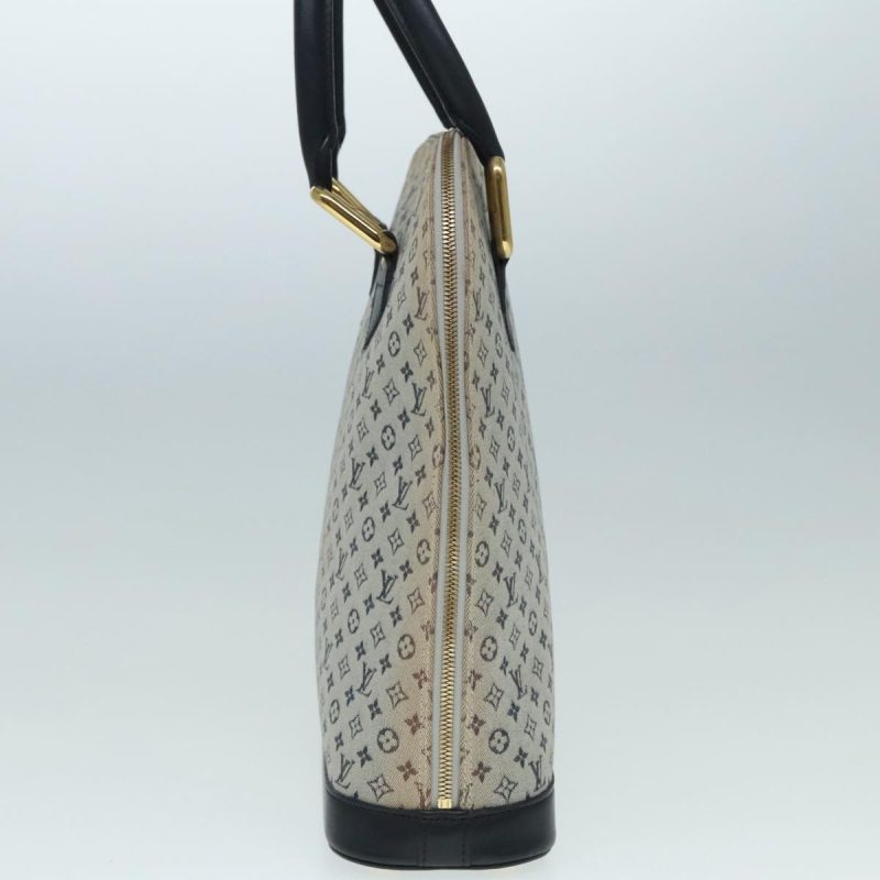 Louis Vuitton Monogram Mini Alma Haut Hand Bag Blue M92202  91045 - Image 3
