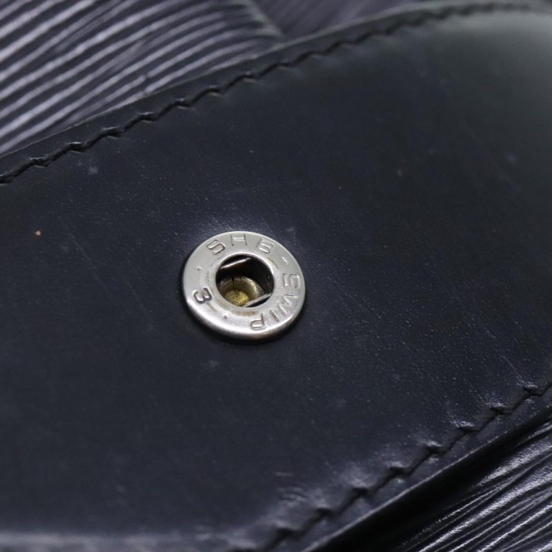 Louis Vuitton Epi Sac Depaule PM Shoulder Bag Black M80157  91056 - Image 10