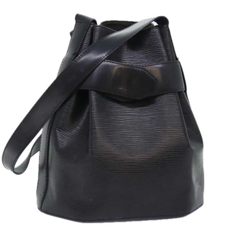 Louis Vuitton Epi Sac Depaule PM Shoulder Bag Black M80157  91056