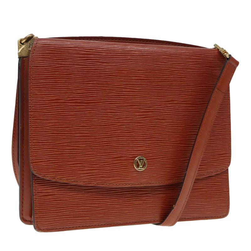 Louis Vuitton Epi Grenel Shoulder Bag Brown Kenya M52363  91064