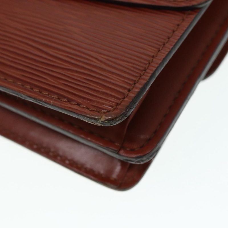 Louis Vuitton Epi Grenel Shoulder Bag Brown Kenya M52363  91064 - Image 9