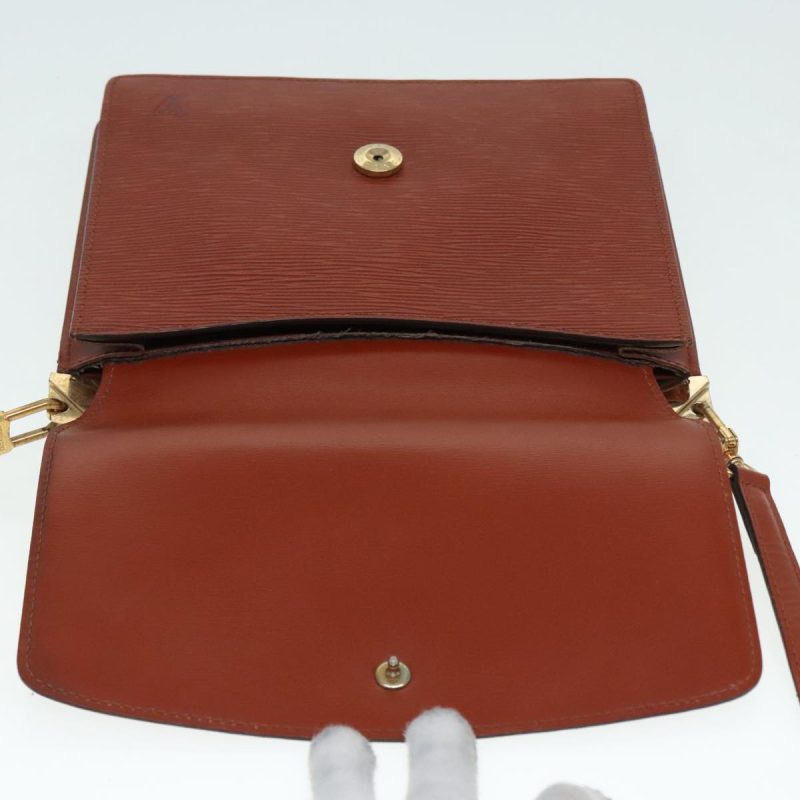 Louis Vuitton Epi Grenel Shoulder Bag Brown Kenya M52363  91064 - Image 10