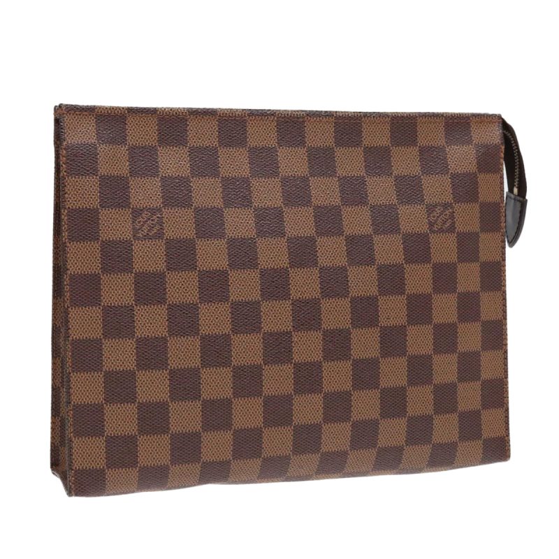 Louis Vuitton Damier Ebene Poche Toilette 26 Pouch N47543  91094