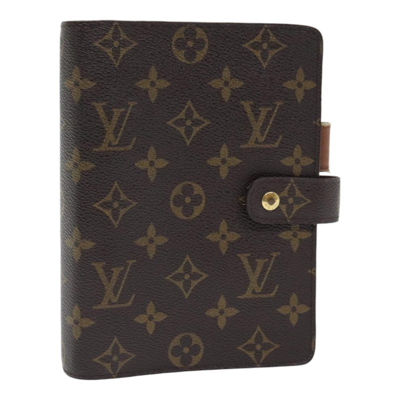 Louis Vuitton Monogram Agenda MM Day Planner Cover R20105  91144