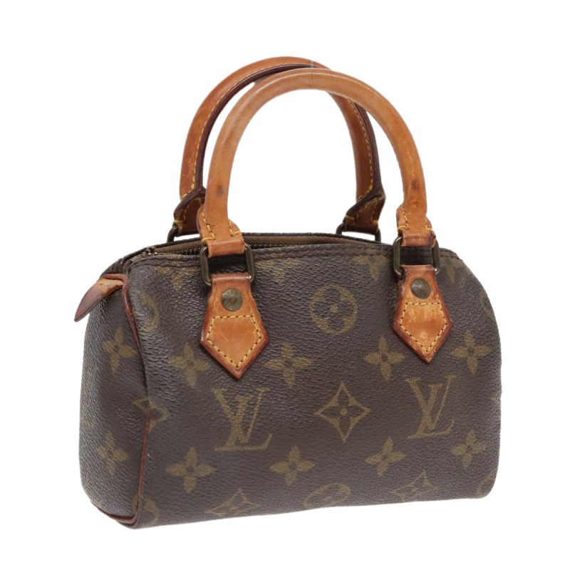 Louis Vuitton Monogram Mini Speedy Hand Bag M41534  91161