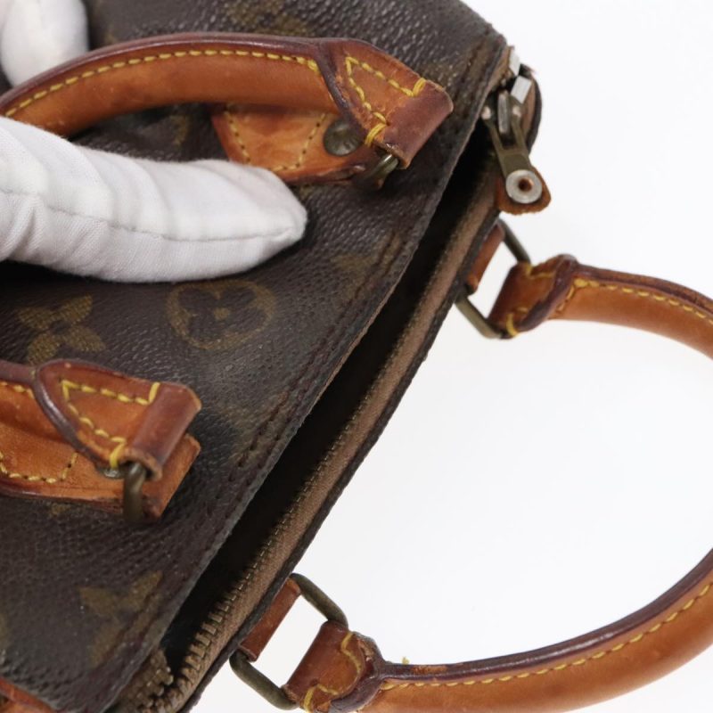 Louis Vuitton Monogram Mini Speedy Hand Bag M41534  91161 - Image 6