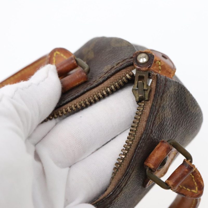 Louis Vuitton Monogram Mini Speedy Hand Bag M41534  91161 - Image 7