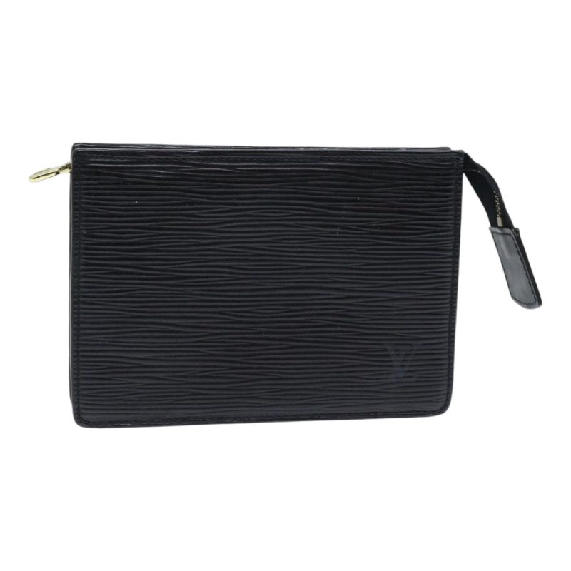 Louis Vuitton Epi Trousse Poche Toilette 15 Pouch Black  91169