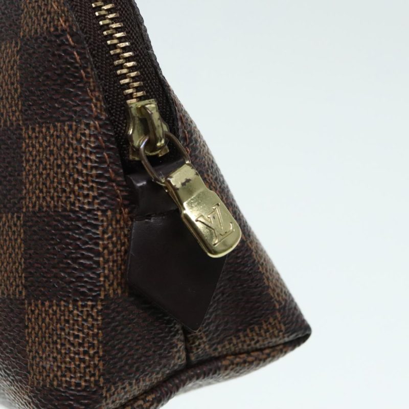 Louis Vuitton Damier Ebene Pochette Cosmetic PM Pouch N47516  91171 - Image 8