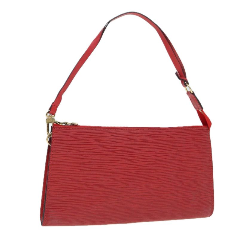 Louis Vuitton Epi Pochette Accessoires Accessory Pouch Red M52987  91373