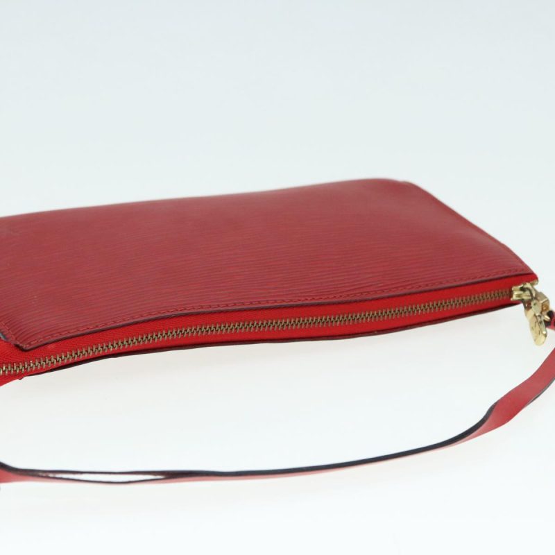 Louis Vuitton Epi Pochette Accessoires Accessory Pouch Red M52987  91373 - Image 6