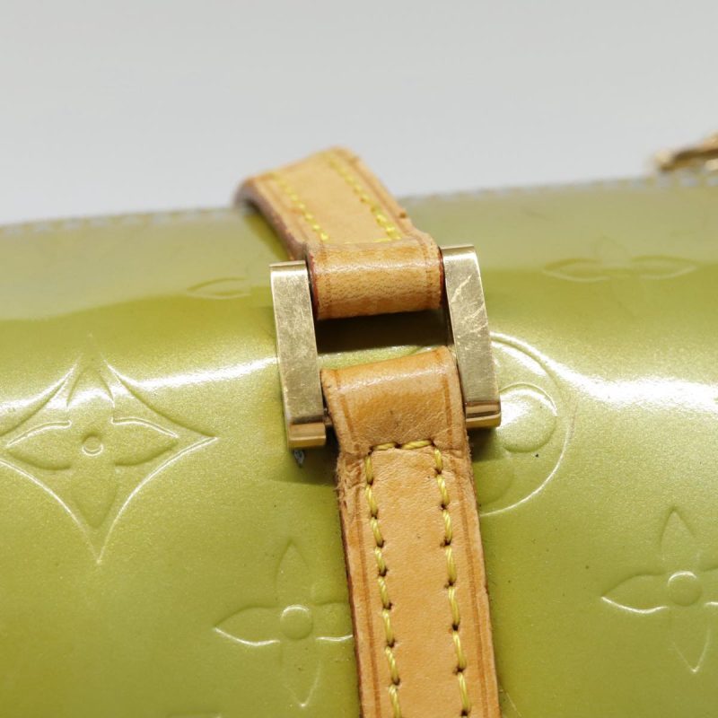 Louis Vuitton Monogram Vernis Bedford Hand Bag Baby Blue M91007  91419 - Image 10