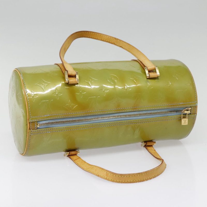 Louis Vuitton Monogram Vernis Bedford Hand Bag Baby Blue M91007  91419 - Image 6