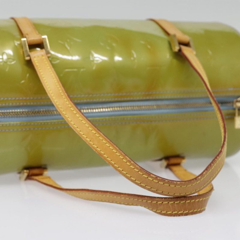 Louis Vuitton Monogram Vernis Bedford Hand Bag Baby Blue M91007  91419 - Image 7