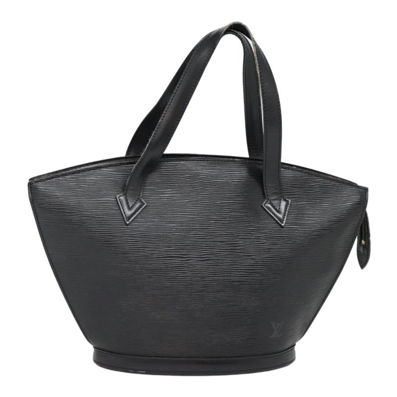 Louis Vuitton Epi Saint Jacques Hand Bag Black M52272  91420