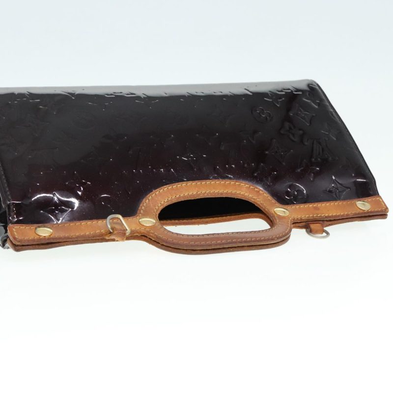 Louis Vuitton Vernis Roxbury Drive Hand Bag Amarante M91995  91422 - Image 7