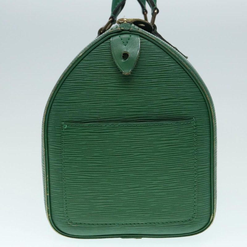 Louis Vuitton Epi Speedy 30 Hand Bag Borneo Green M43004  91495 - Image 4