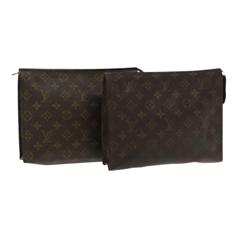 Louis Vuitton Monogram Poche Toilette 26 Pouch 2Set M47542  91576