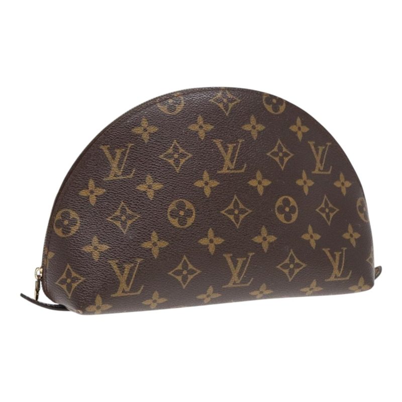 Louis Vuitton Monogram Trousse Demi Ronde Cosmetic Pouch M47520  91580