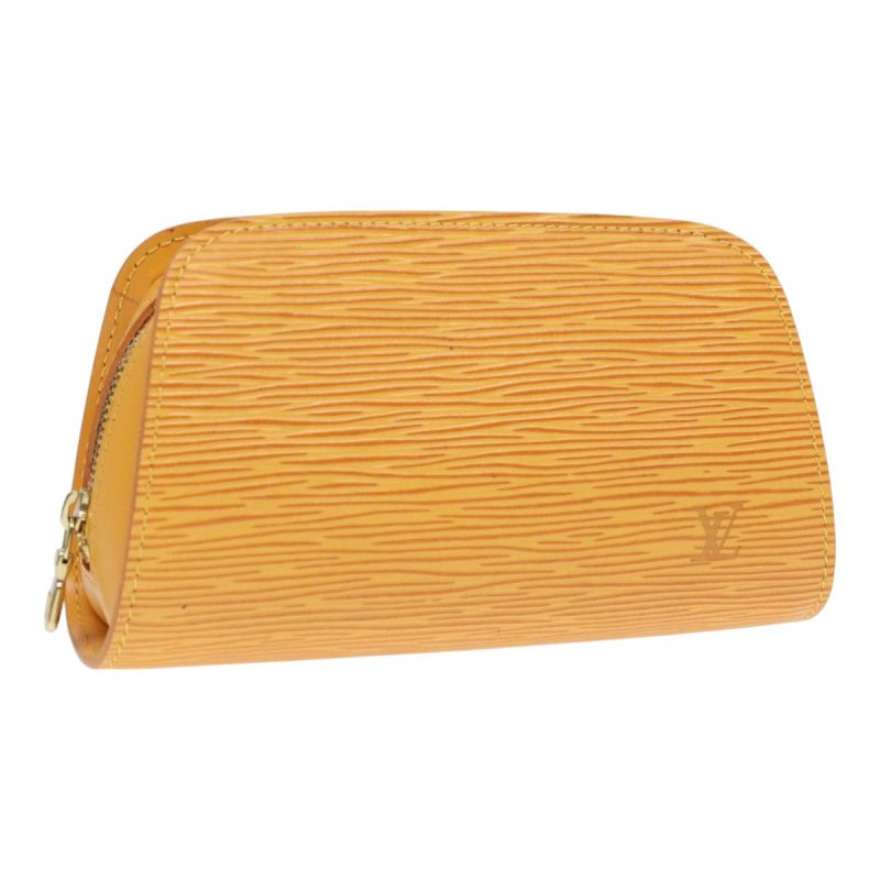 Louis Vuitton Epi Dauphine PM Pouch Yellow M48449  91582