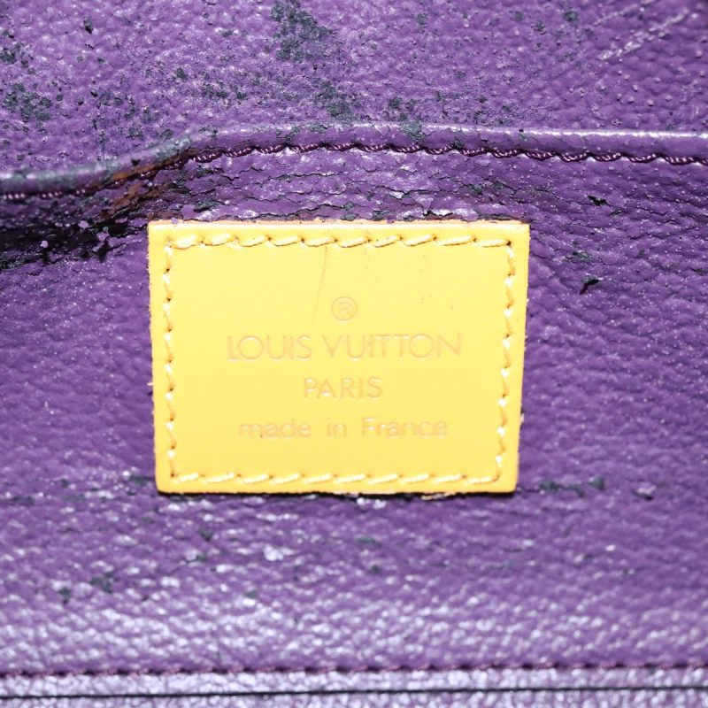 Louis Vuitton Epi Dauphine PM Pouch Yellow M48449  91582 - Image 9