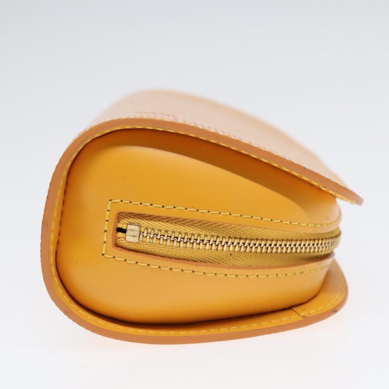 Louis Vuitton Epi Dauphine PM Pouch Yellow M48449  91582 - Image 3