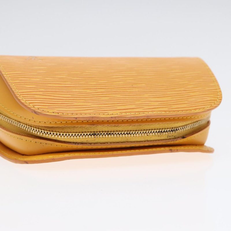 Louis Vuitton Epi Dauphine PM Pouch Yellow M48449  91582 - Image 5