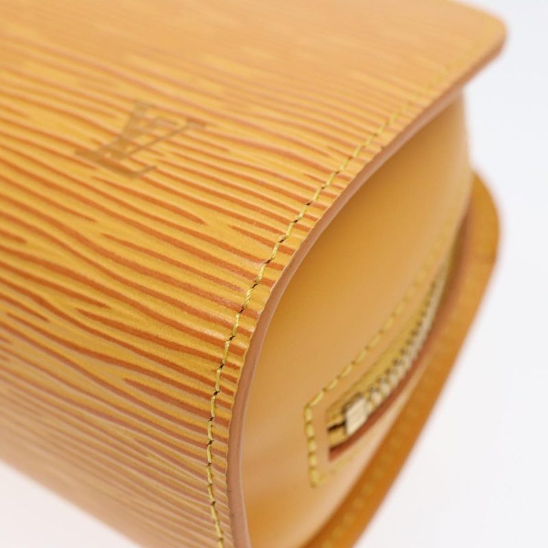 Louis Vuitton Epi Dauphine PM Pouch Yellow M48449  91582 - Image 7