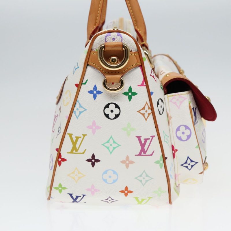 Louis Vuitton Monogram Multicolor Rita Hand Bag 2way White M40125  91592 - Image 3