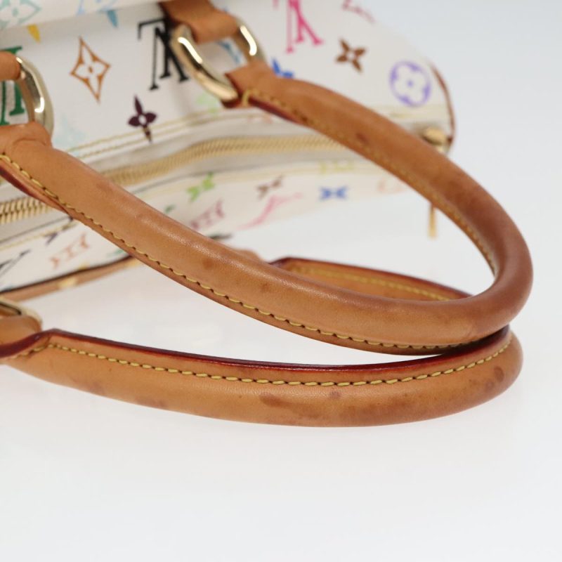 Louis Vuitton Monogram Multicolor Rita Hand Bag 2way White M40125  91592 - Image 7